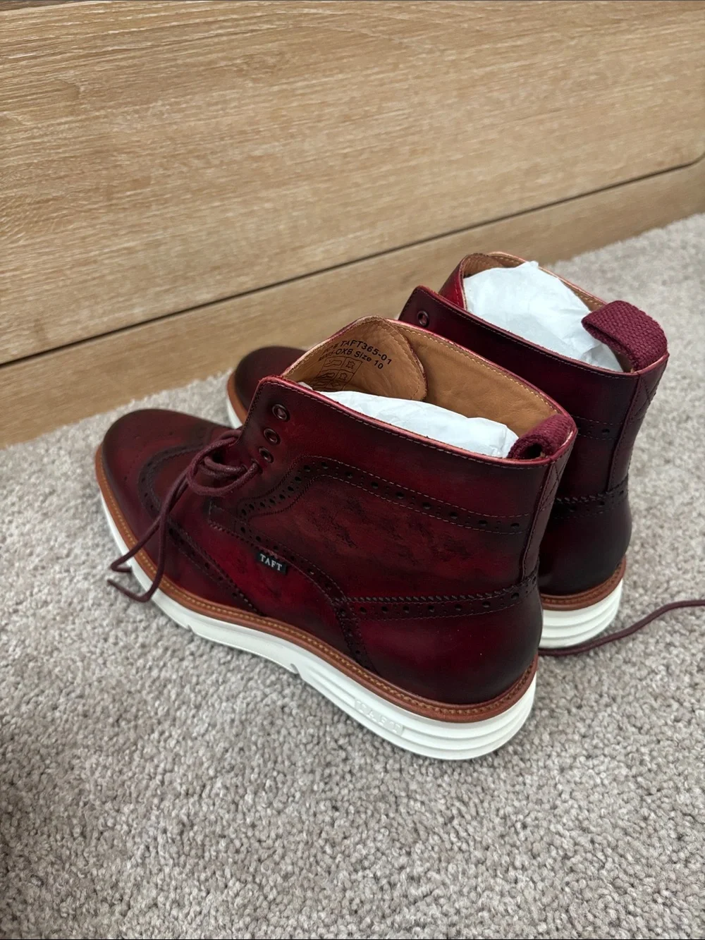 Taft boot in Oxblood